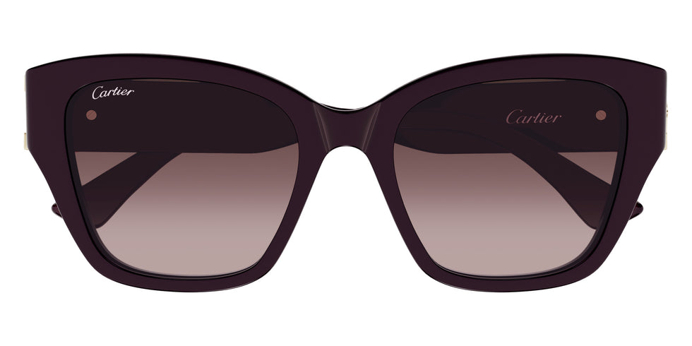 Cartier CT0666S 003 53 - Burgundy / Red Multi Treatment #id:ct0666s003_s:104100