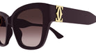 Cartier CT0666S 003 53 - Burgundy / Red Multi Treatment #id:ct0666s003_s:104110