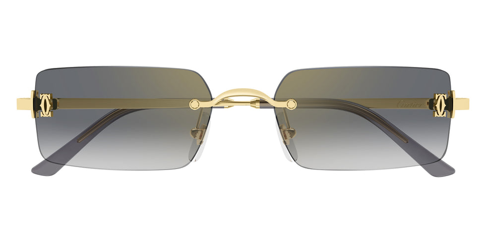 Cartier CT0672S 005 56 - Gold / Gray Multi Treatment #id:ct0672s005_s:100100