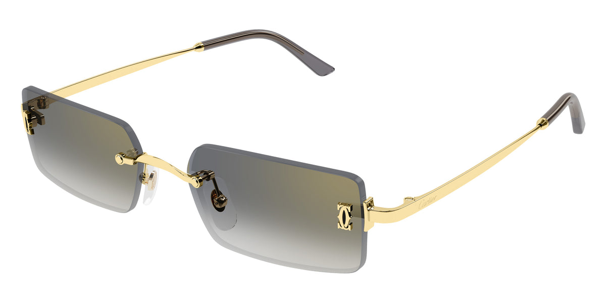 Cartier CT0672S 005 56 - Gold / Gray Multi Treatment #id:ct0672s005_s:100105