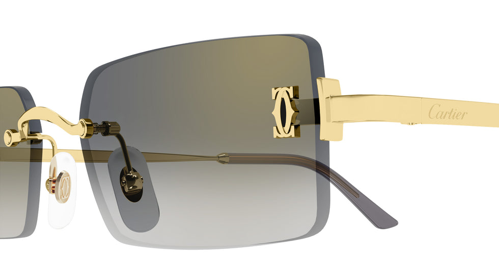 Cartier CT0672S 005 56 - Gold / Gray Multi Treatment #id:ct0672s005_s:100110