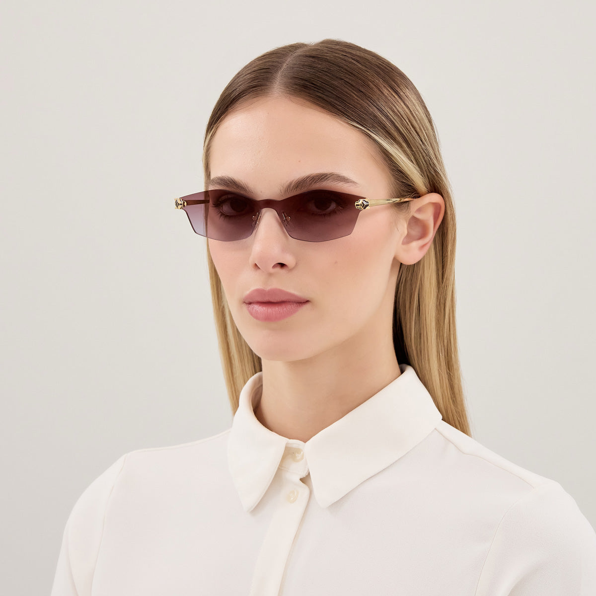 Cartier CT0678S 004 99 - Gold / Violet Multi Treatment #id:ct0678s004_s:100115