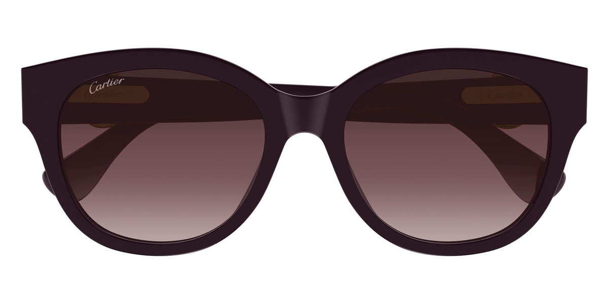 Cartier CT0680SK 003 56 - Burgundy / Red Multi Treatment #id:ct0680sk003_s:104100