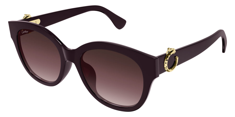 Cartier CT0680SK 003 56 - Burgundy / Red Multi Treatment #id:ct0680sk003_s:104105