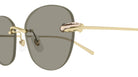 Cartier CT0685S 003 57 - Gold / Brown AR #id:ct0685s003_s:100110