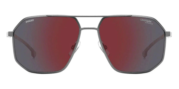Matte Dark Ruthenium / Red Mirrored Polarized High Contrast AR / 61-16-140