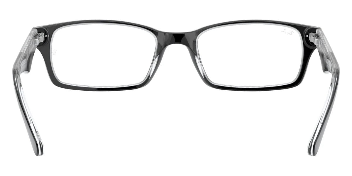 Ray-Ban RX5206 2034 52 - Black On Transparent