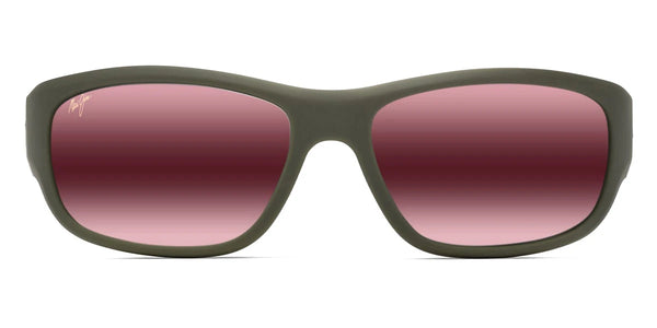 Matte Solid Military Green with Brown / Maui Rose® / 64-17-125