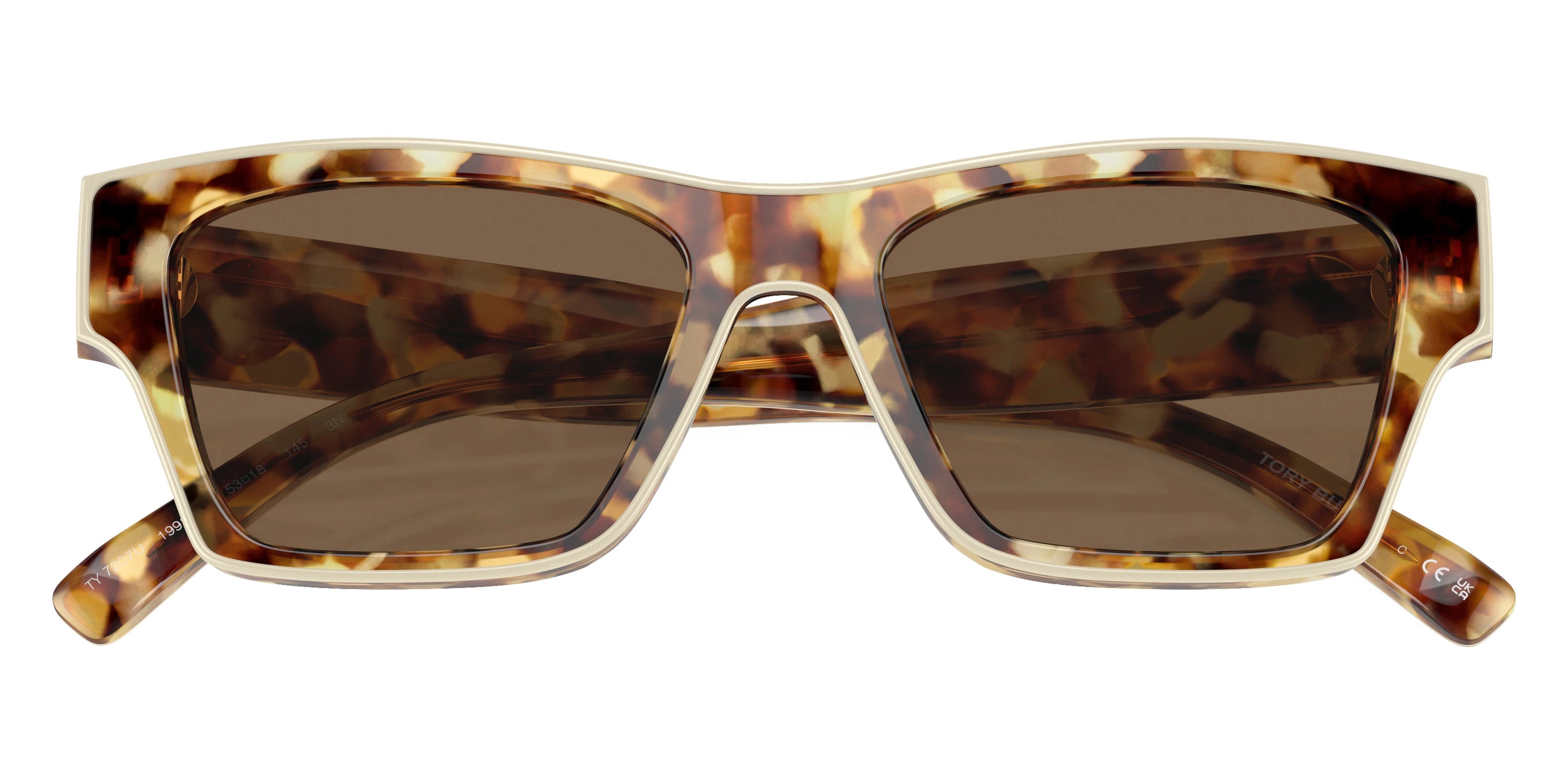 Tory Burch TY7207U 199873 53 - Tortoise/Ivory / Dark Brown