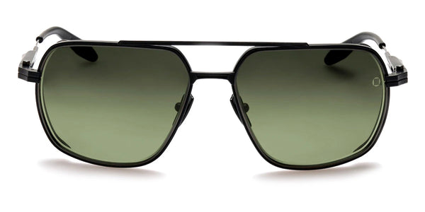 Matte Black with Black Rhodium / Dark Gray to Olive / 59-17-142