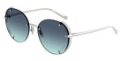 TIFFANY TF3110KB 62139S 57 - Silver Gold Plated / Azure Gradient Blue