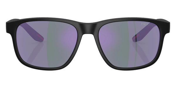 Matte Black / Dark Blue Mirrored Violet / 56-17-145