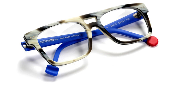 Matte Horn/Matte Majorelle Blue / 55-17-145