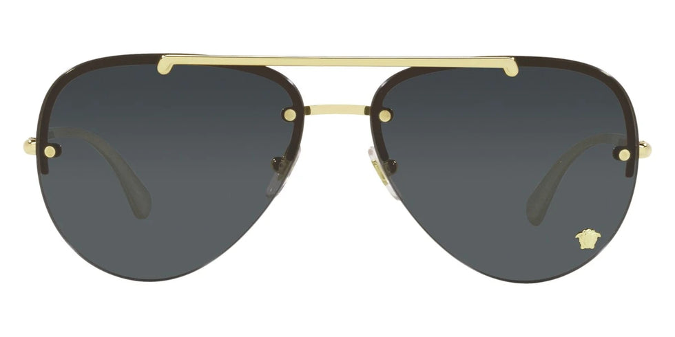 VERSACE VE2231 100287 60 - Gold / Dark Gray