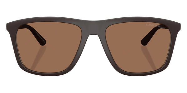 Matte Dark Brown/Aluminium / Dark Brown Mirrored Gold / 57-18-145