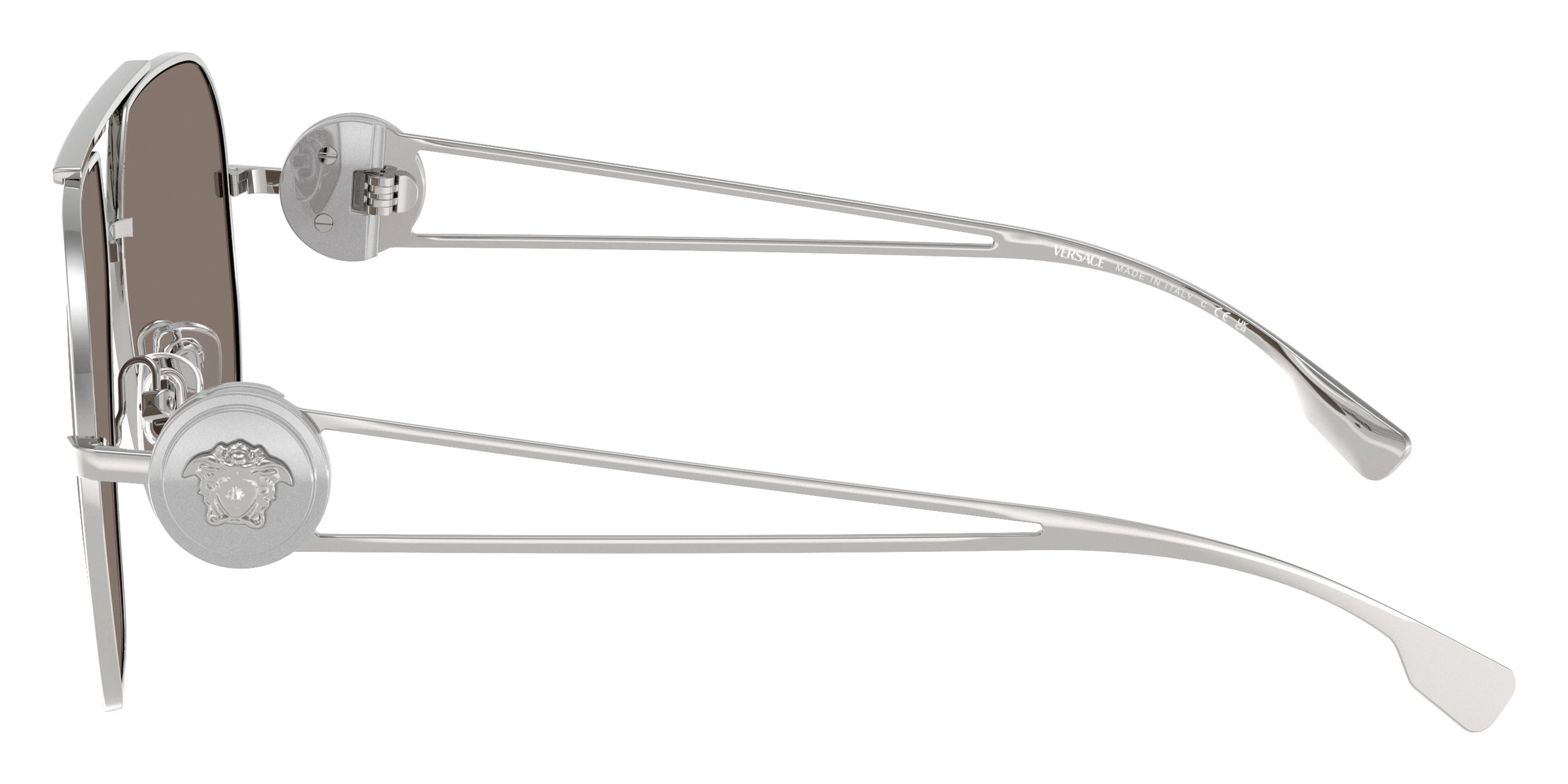VERSACE VE2269 10006G 62 - Silver / Light Gray Mirrored Silver