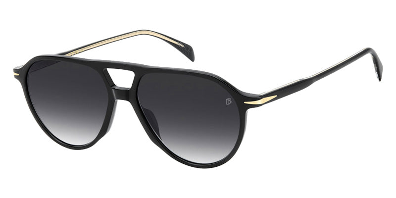 David Beckham FOS 7225/G 0003 53 - Black / Dark Gray Shaded #id:db1218sus08079o_s:100105