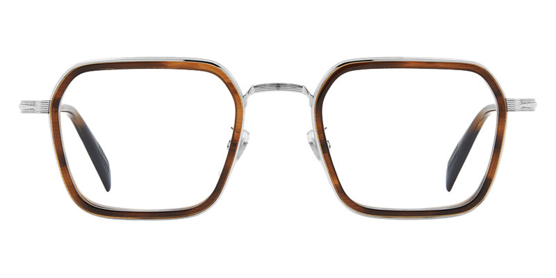David Beckham HG 1419/US 0KB7 54 - Palladium Brown / Blue Mirrored #id:db1239g09ci2y_s:104100