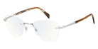 David Beckham HG 1421/G/C/US 0807M9 55 - Palladium Brown / Blue Mirrored #id:db1243us09ci2y_s:100105