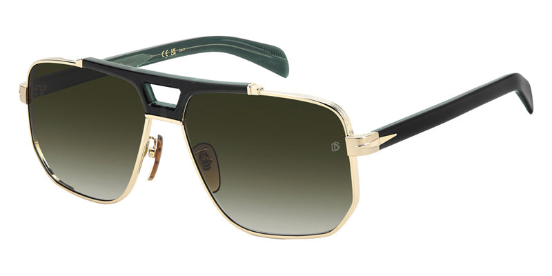 David Beckham DB 7157/S/US 0PEF9K 61 - Gold Green #id:db7157sus0pef9k_s:100105