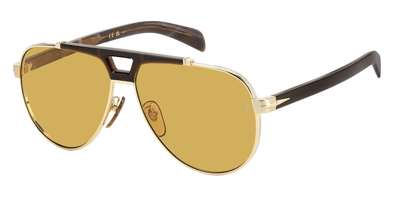 David Beckham JU 288/G 0WOI 53 - Gold Brown / Yellow #id:db7169s001qho_s:100105