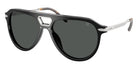 RALPH LAUREN RL8228U 500187 58 - Black/Semi Shiny Silver / Gray