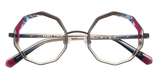 Gradient Brown/Blue/Burgundy/Black / 46-22-142