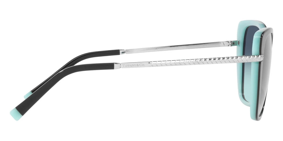 TIFFANY TF4190 80559S 57 - Black on TIFFANY Blue / Azure Gradient Blue