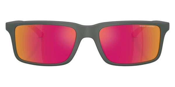 Matte Dark Green / Mirrored Orange / 57-19-145