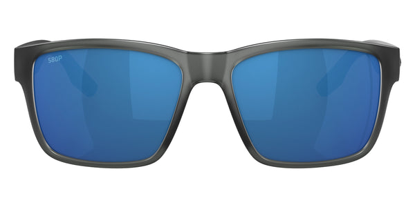 Matte Smoke Crystal / Blue Mirrored Polarized / 57-16-145