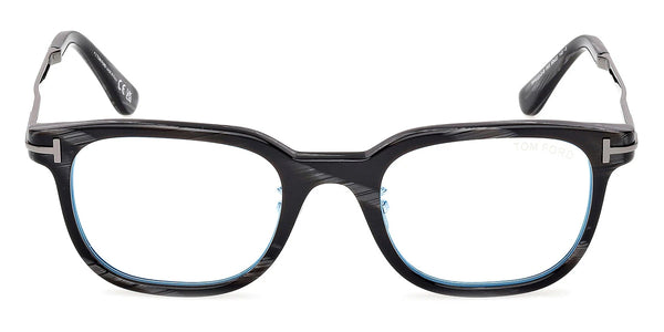 Shiny Gunmetal/Black Horn / Blue Filter / 52-22-145