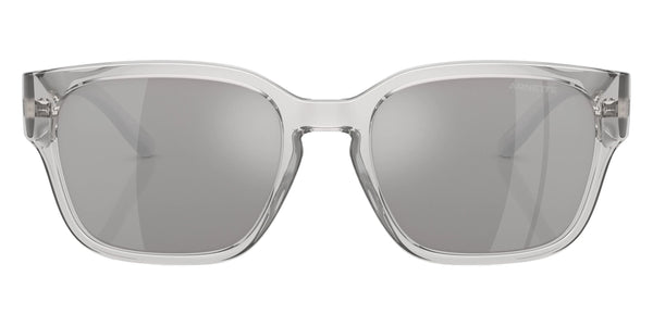 Matte Transparent Gray / Light Gray Mirrored Silver 80 / 54-19-145