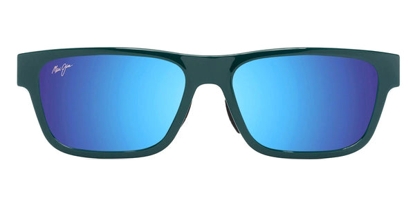 Shiny Dark Green / Blue Hawaii / 57-16-140