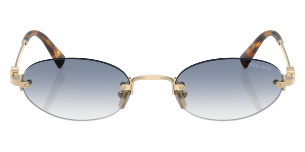 Pale Gold / Clear Gradient Light Blue / 51-20-140