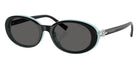 TIFFANY TF4242D 8055S4 54 - Black on Tiffany Blue / Dark Gray