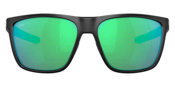 Matte Black / Green Mirrored Polarized / 62-16-130
