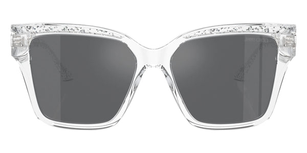 Crystal Glitter / Gray Mirrored Silver / 55-16-140