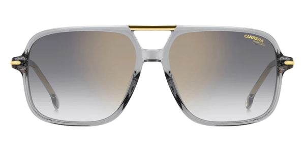 Gray / Gray Shaded Gold Mirrored / 58-16-145