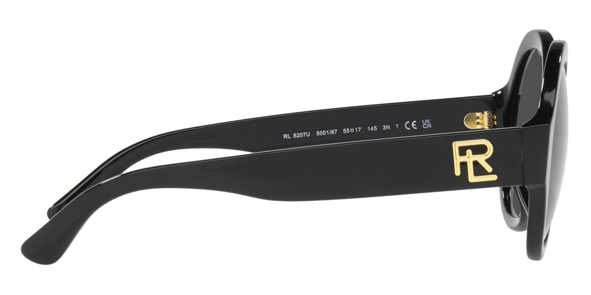 RALPH LAUREN RL8207U 500187 55 - Shiny Black / Dark Gray