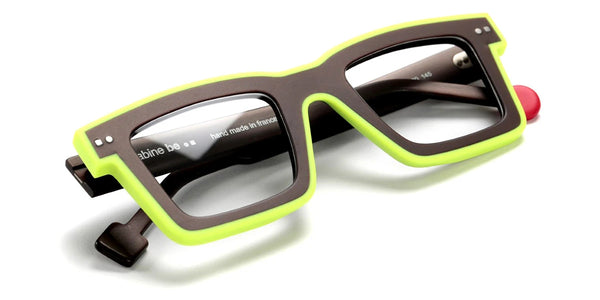 Matte Glossy Brown/Matte Neon Yellow / 47-24-145