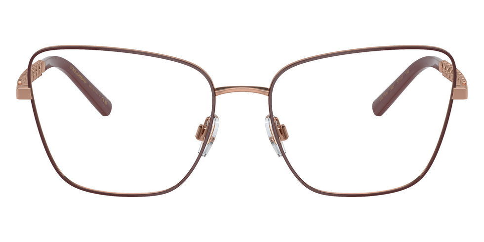 DOLCE & GABBANA DG1346 1333 55 - Pink Gold/Matte Bordeaux #id:dg13461333_s:100100
