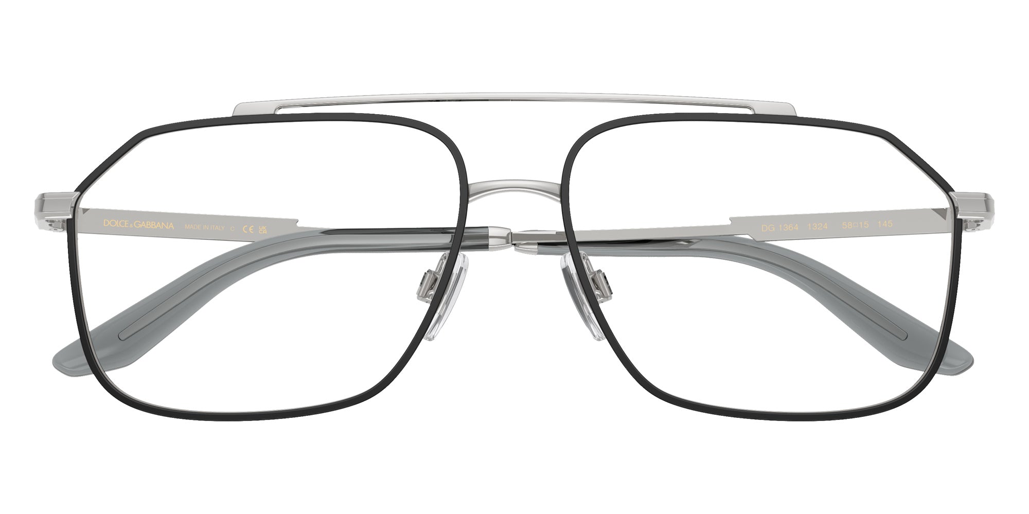 DOLCE & GABBANA DG1364 1324 56 - Silver/Matte Black #id:dg13641324_s:106120