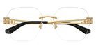 DOLCE&GABBANA DG1369 02 59 - Gold / Clear Blue Light Filter #id:dg136902_s:100120