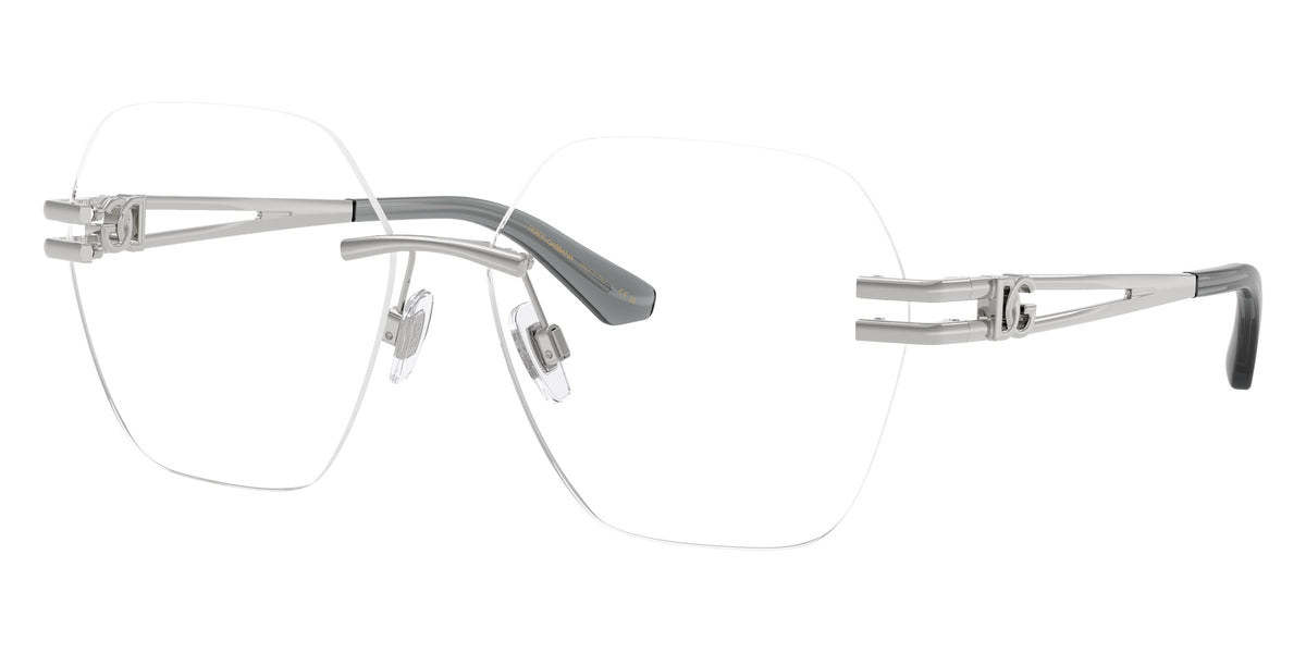 DOLCE&GABBANA DG1369 05 59 - Silver / Clear Blue Light Filter #id:dg136905_s:102105