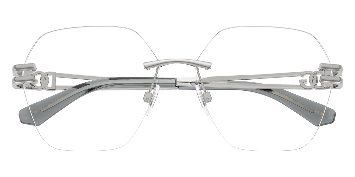 DOLCE&GABBANA DG1369 05 59 - Silver / Clear Blue Light Filter #id:dg136905_s:102120