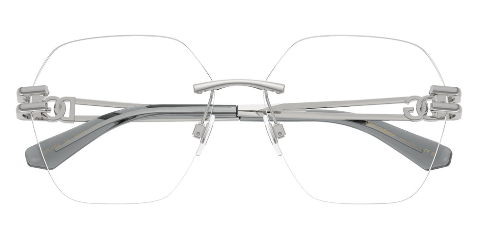 DOLCE&GABBANA DG1369 05 59 - Silver / Clear Blue Light Filter #id:dg136905_s:102120