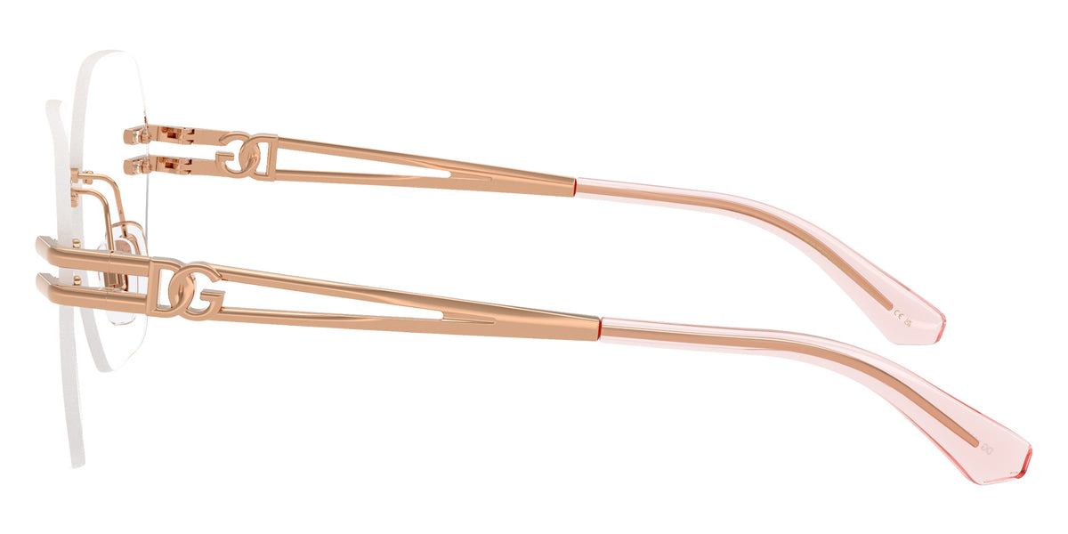 DOLCE&GABBANA DG1369 1298 59 - Rose Gold / Clear Blue Light Filter #id:dg13691298_s:104110
