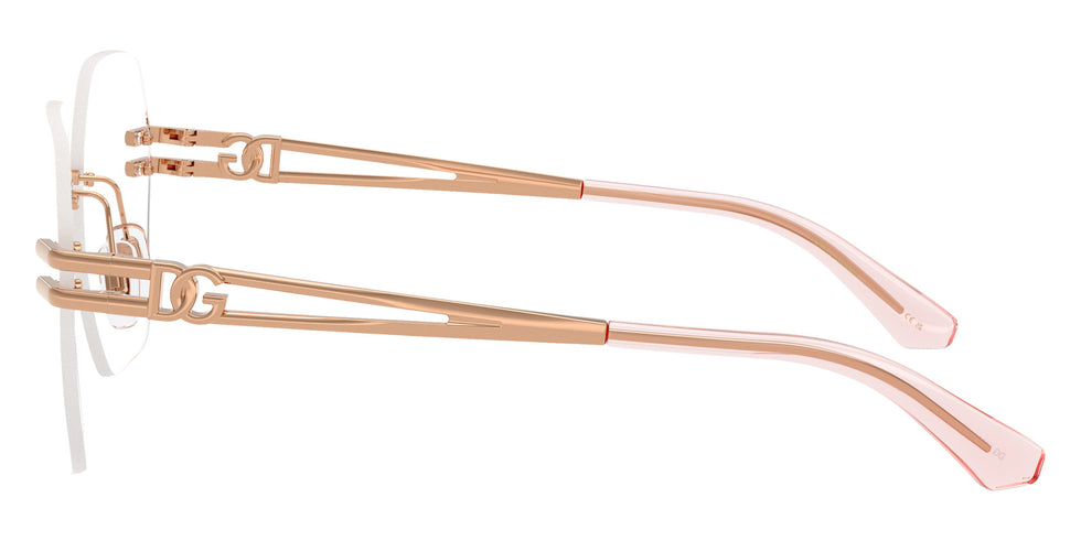DOLCE&GABBANA DG1369 1298 59 - Rose Gold / Clear Blue Light Filter #id:dg13691298_s:104110