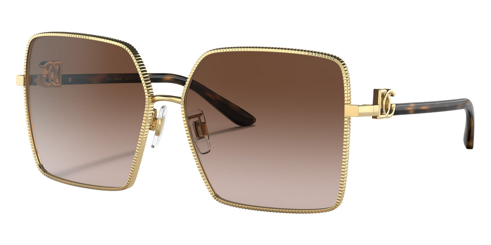 DOLCE & GABBANA DG2279 02/13 60 - Gold / Gradient Brown #id:dg22790213_s:100105