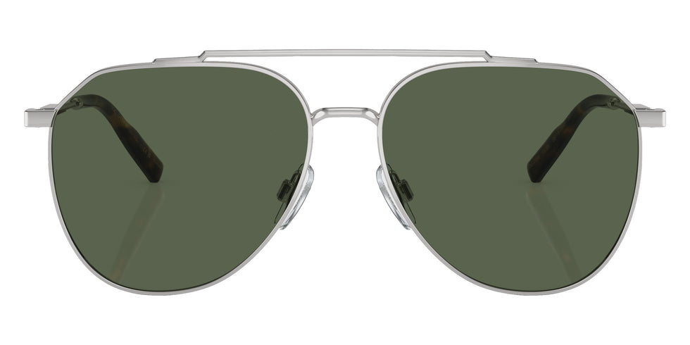 DOLCE & GABBANA DG2296 05/9A 58 - Silver / Dark Green Polarized #id:dg2296059a_s:100100